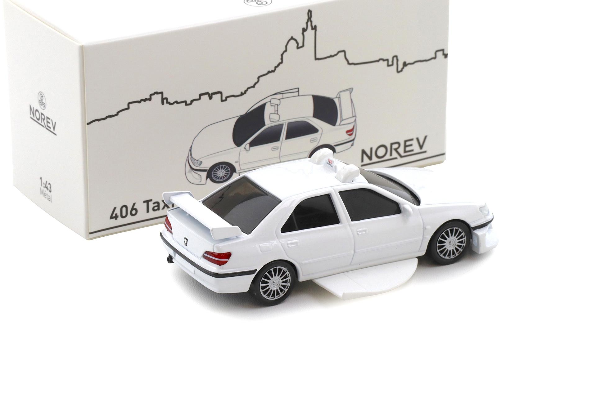 1:43 Norev Jet Car Peugeot 406 Taxi 2 white