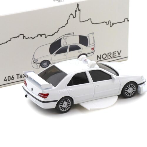 1:43 Norev Jet Car Peugeot 406 Taxi 2 white