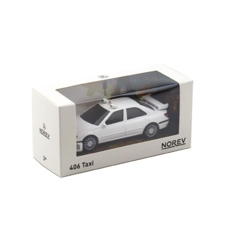 1:43 Norev Jet Car Peugeot 406 Taxi 2 white