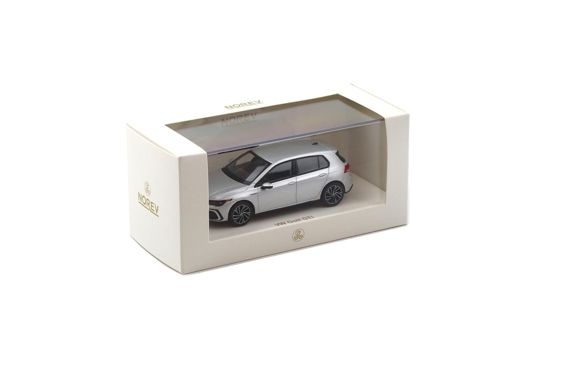 1:43 Norev VW Golf 8 GTI 2020 Reflex silver metallic