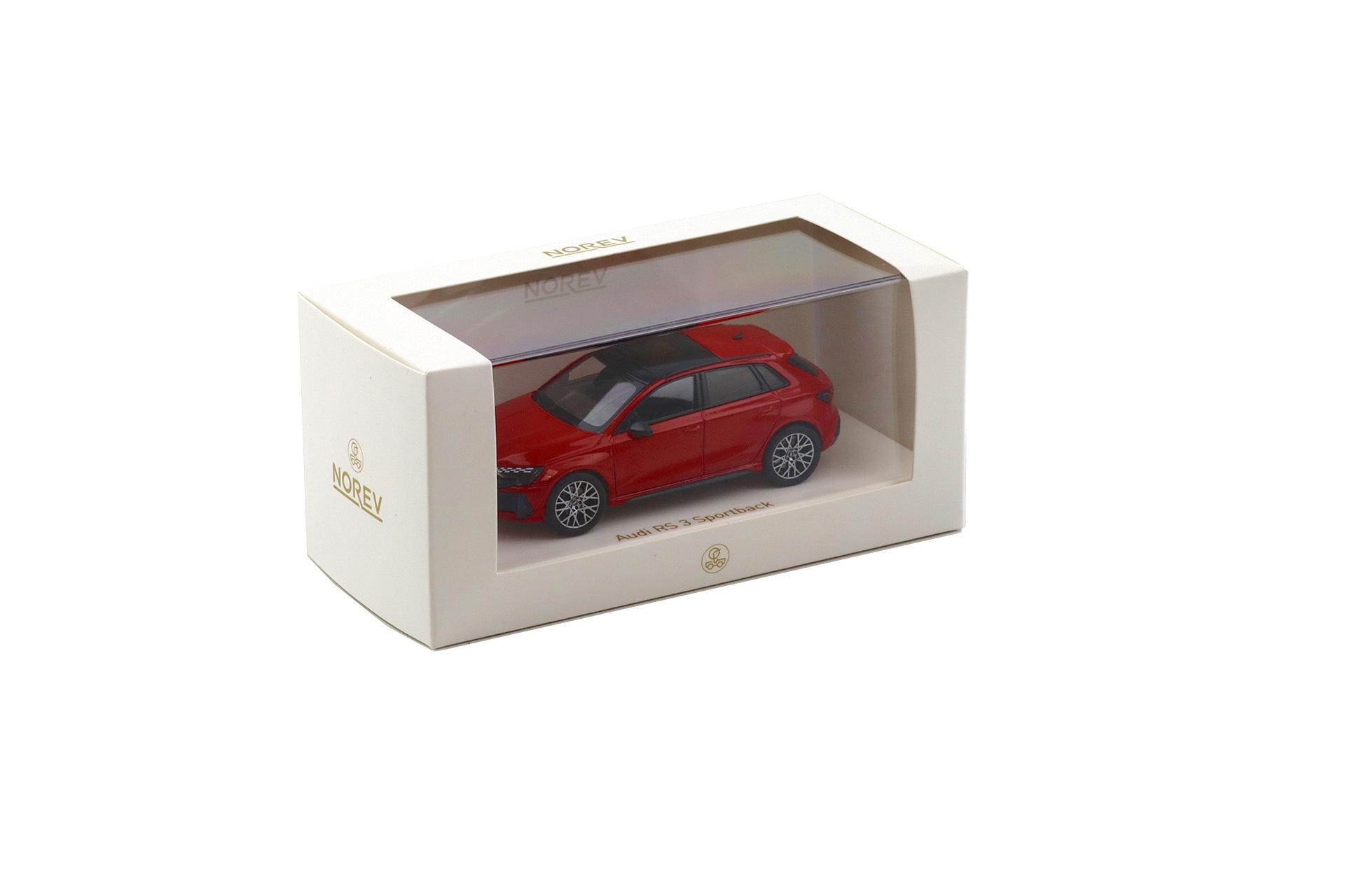 1:43 Norev Audi RS3 Sportback 2025 Progressive red