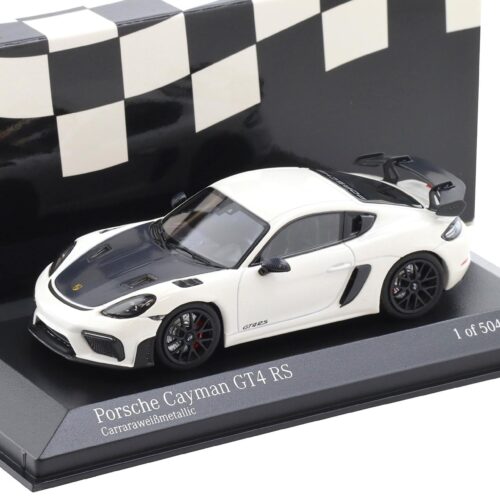 1:43 Minichamps Porsche Cayman GT4 RS 2021 Carrera white/ black wheels