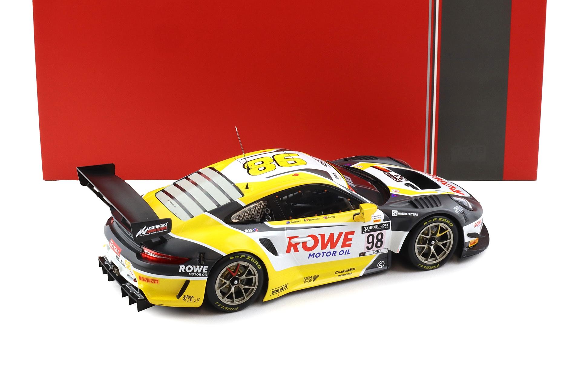 1:18 IXO Porsche 911 991.2 GT3 R Winner 24h SPA 2020 ROWE #98 Vanthoor/Tandy