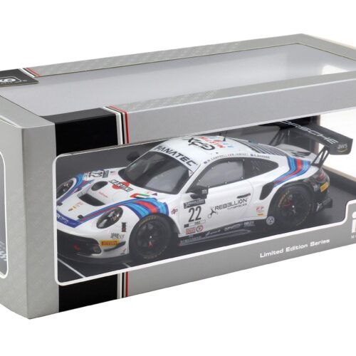 1:18 IXO Porsche 911 991.2 GT3 R 24h SPA 2021 Martini #22 Campbell/Bamber