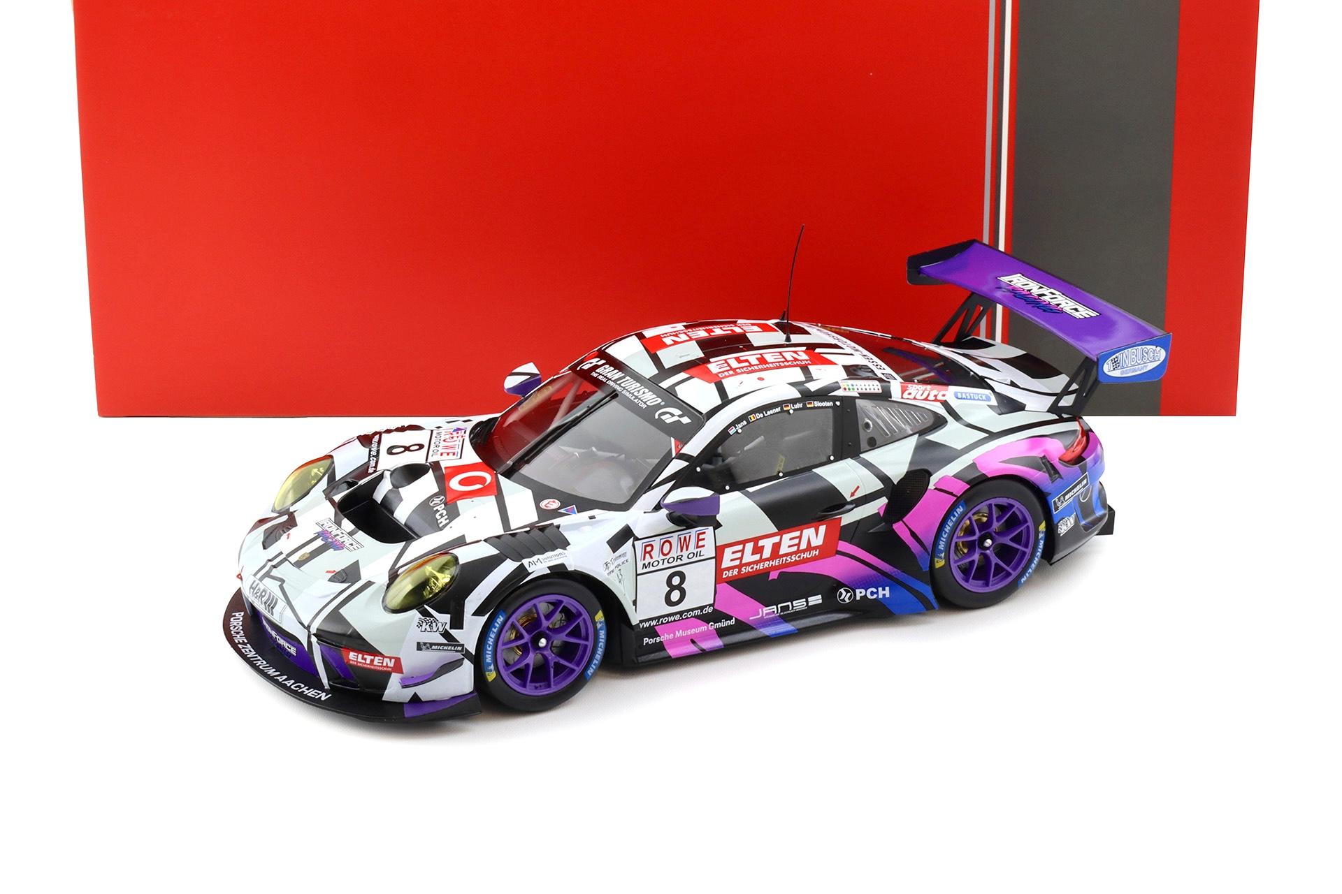1:18 IXO Porsche 911 991.2 GT3 R VLN 2 Nürburgring 2019 IronForce #8 Slooten/Jans