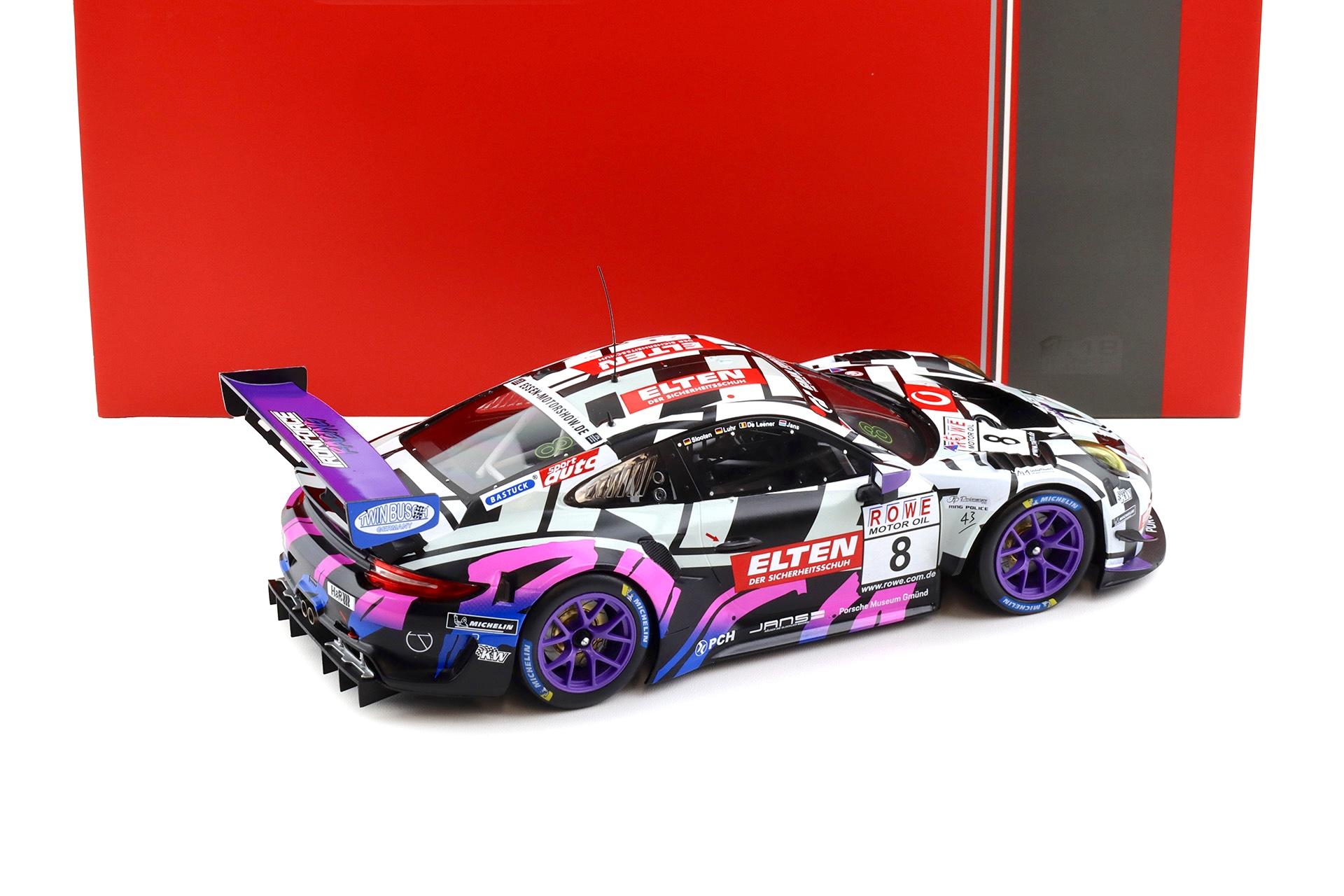 1:18 IXO Porsche 911 991.2 GT3 R VLN 2 Nürburgring 2019 IronForce #8 Slooten/Jans