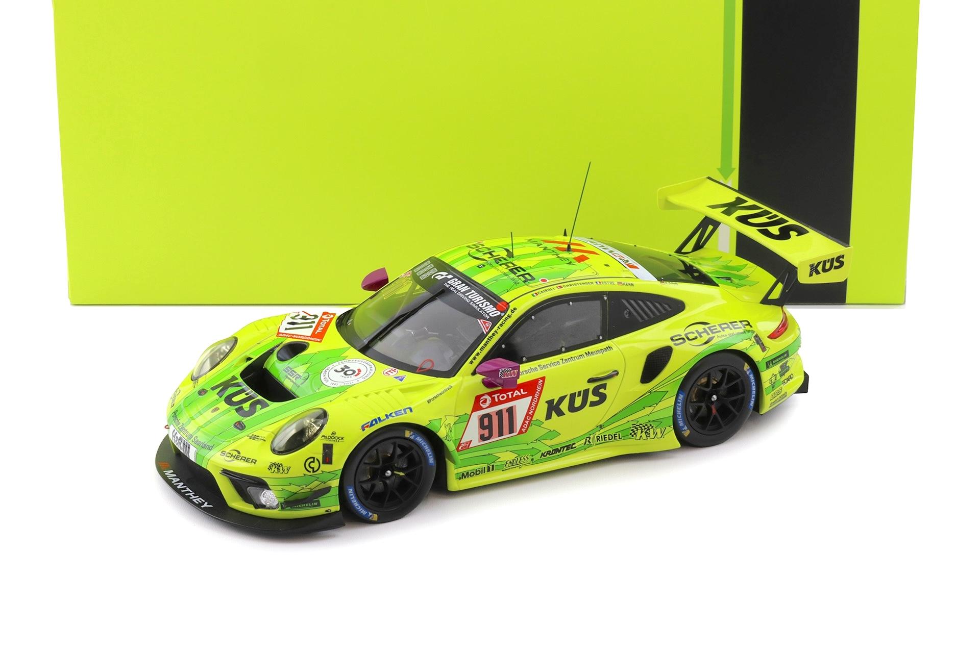 1:18 IXO Porsche 911 991.2 GT3 R 24h Nürburgring 2021 Manthey Grello #911