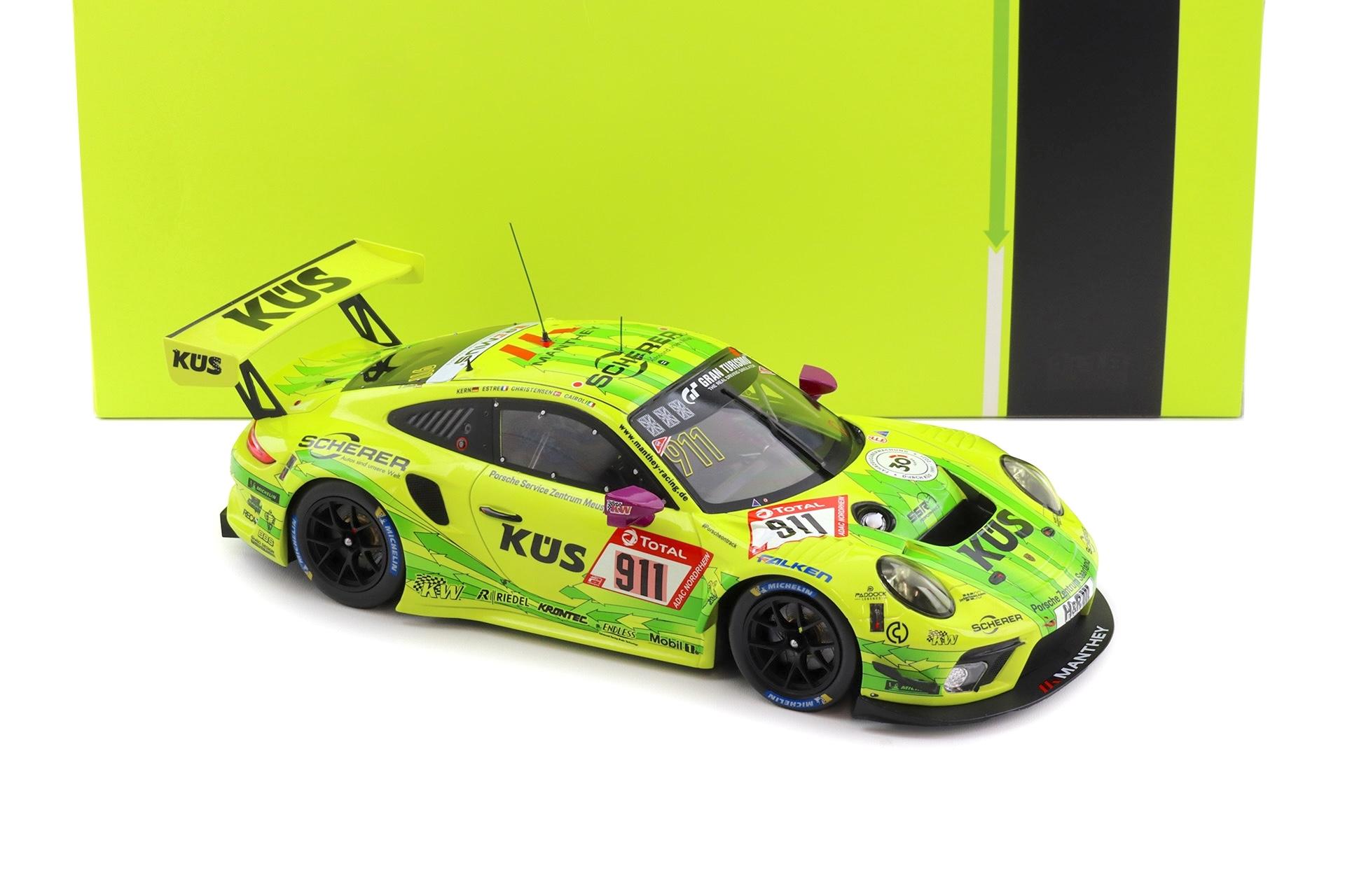 1:18 IXO Porsche 911 991.2 GT3 R 24h Nürburgring 2021 Manthey Grello #911