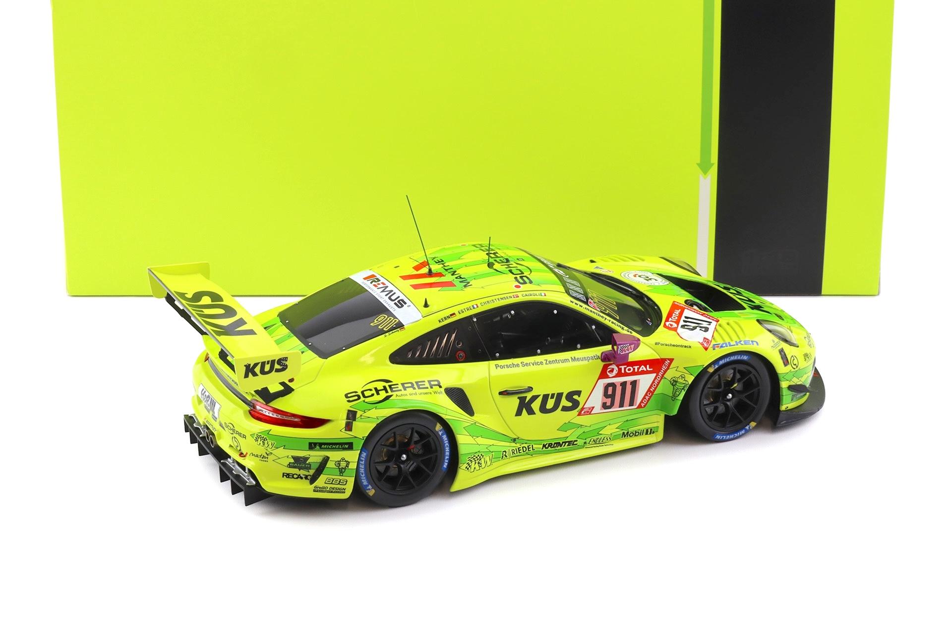 1:18 IXO Porsche 911 991.2 GT3 R 24h Nürburgring 2021 Manthey Grello #911