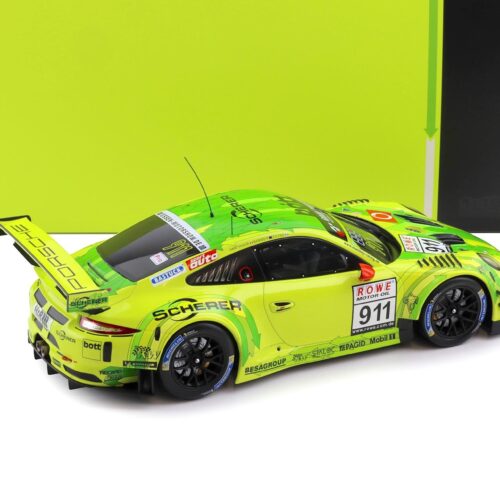 1:18 IXO Porsche 911 991 GT3 R VLN Nürburgring Winner VLN Heat 2018 Manthey Grello #911