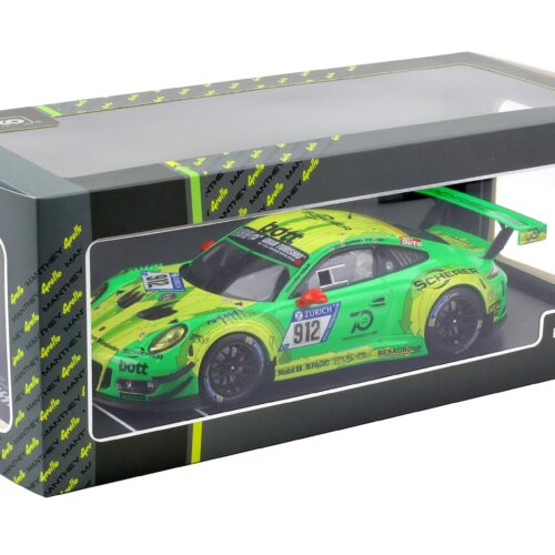 1:18 IXO Porsche 911 991 GT3 R Winner 24h Nürburgring 2018 Manthey Grello #912