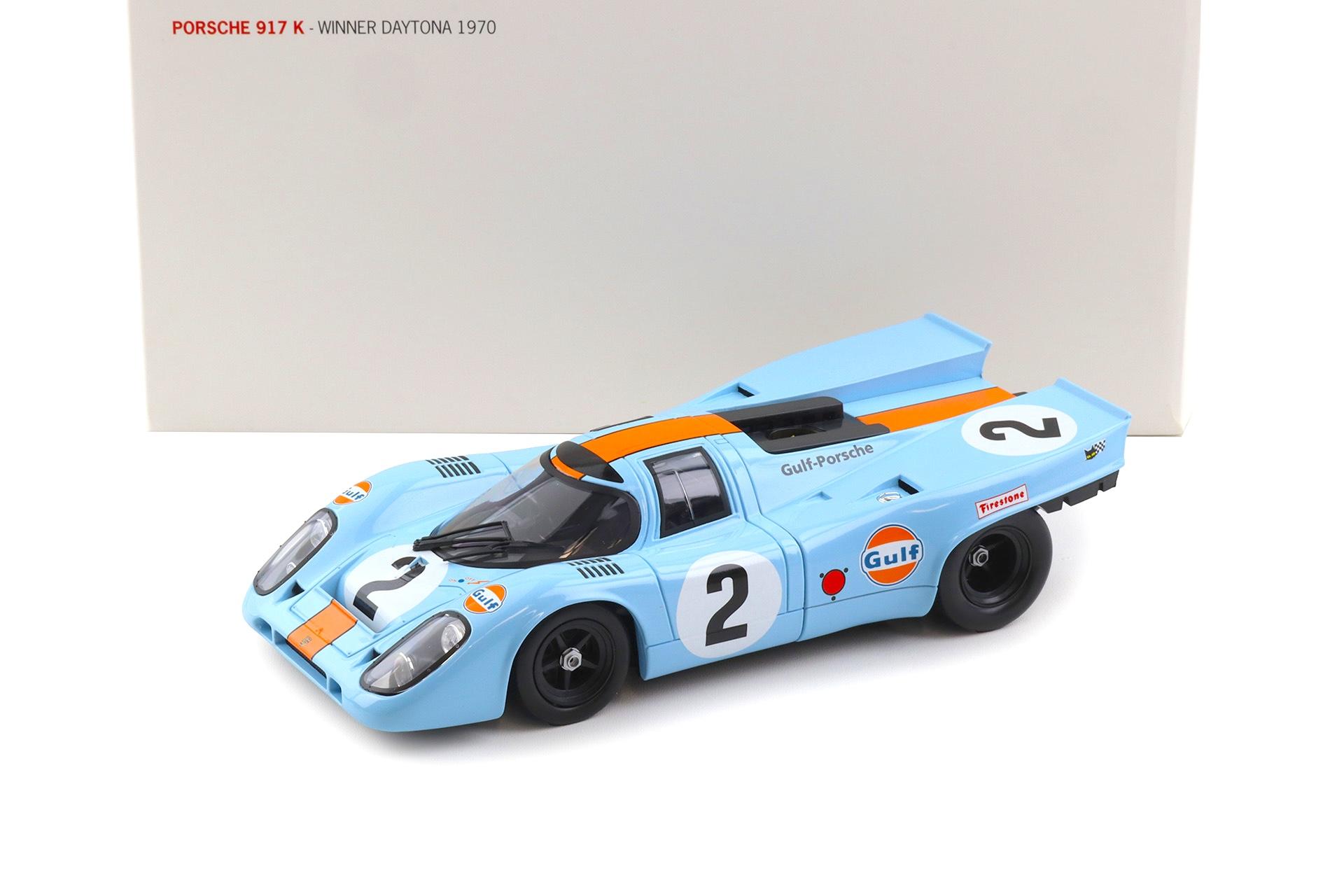 1:18 Norev Porsche 917K Winner Daytona 1970 Gulf Racing #2 MAP Porsche Museum