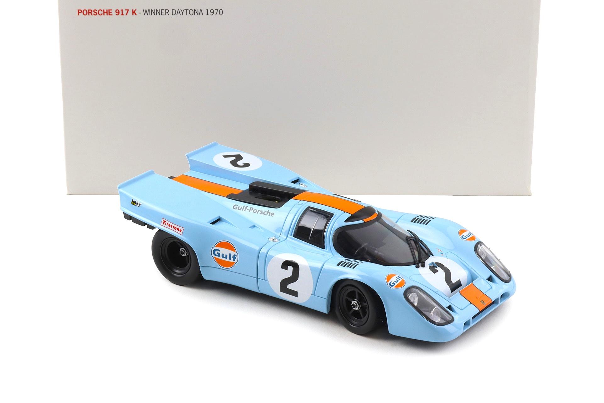 1:18 Norev Porsche 917K Winner Daytona 1970 Gulf Racing #2 MAP Porsche Museum