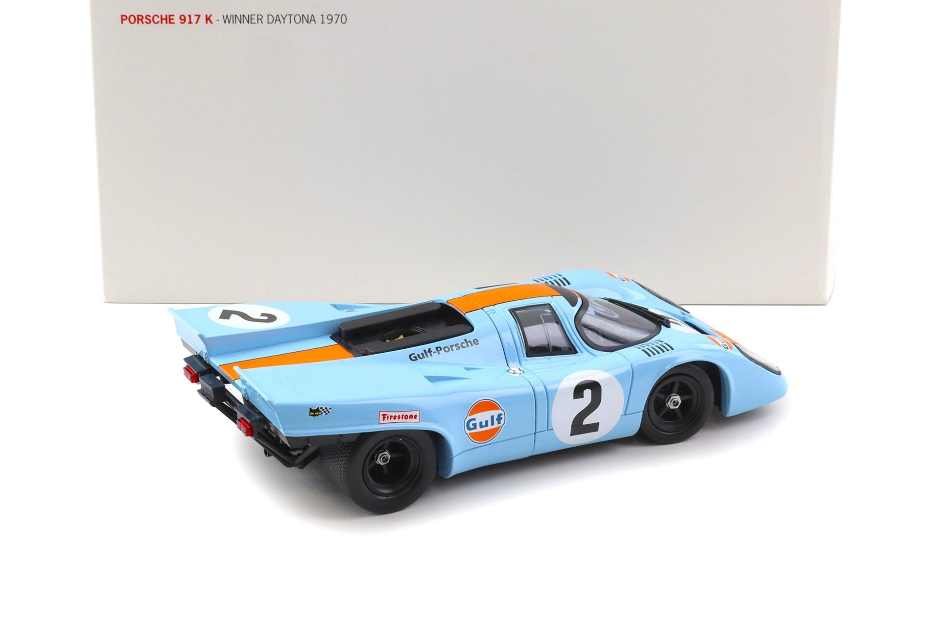 1:18 Norev Porsche 917K Winner Daytona 1970 Gulf Racing #2 MAP Porsche Museum