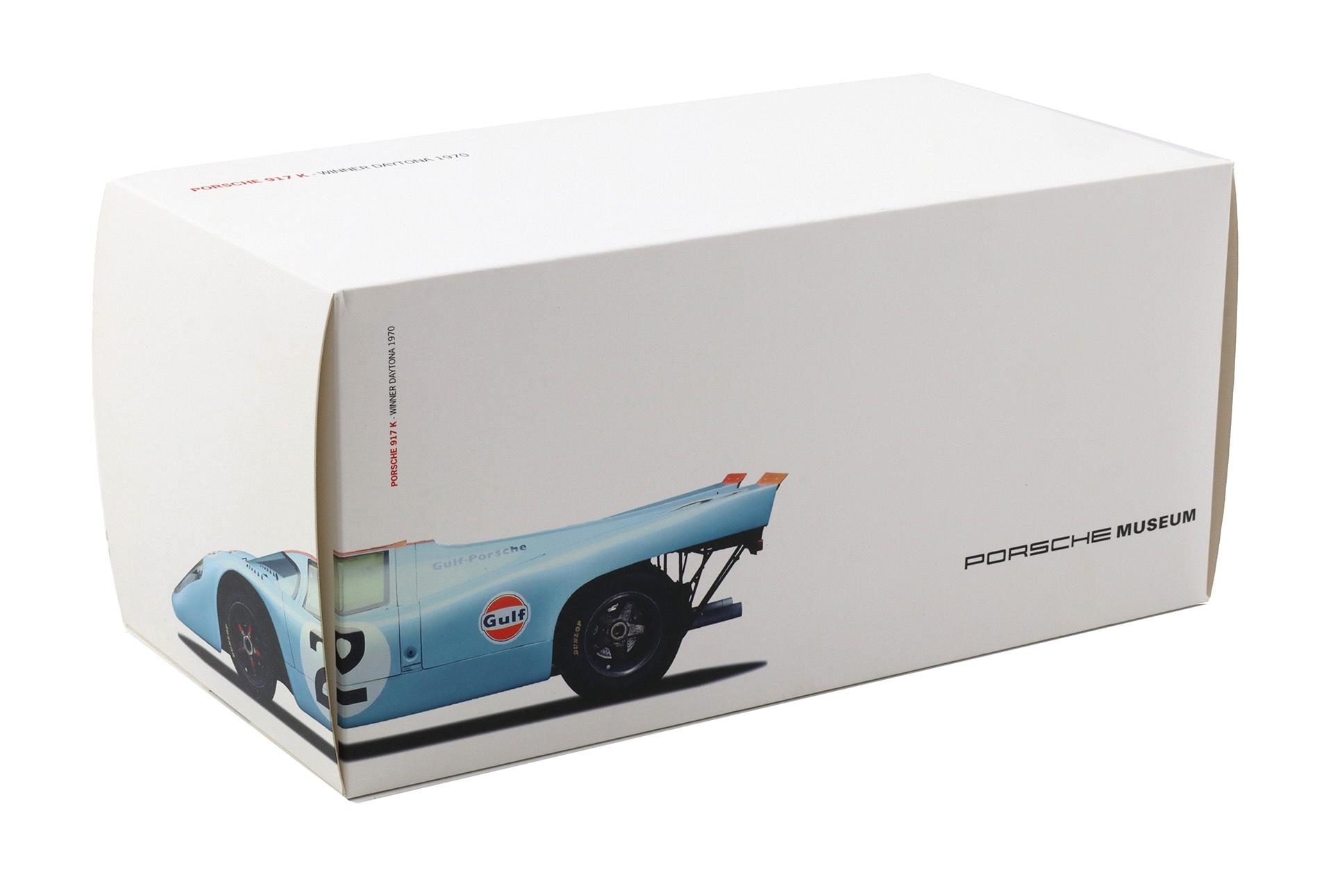 1:18 Norev Porsche 917K Winner Daytona 1970 Gulf Racing #2 MAP Porsche Museum