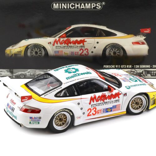 1:18 Minichamps Porsche 911 996 GT3 RSR Class Winner 12h Sebring 2004 #23