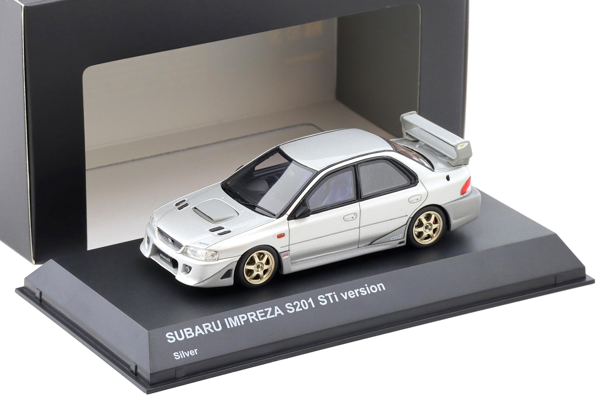 1:43 Kyosho Subaru Impreza S201 STi Version silver metallic