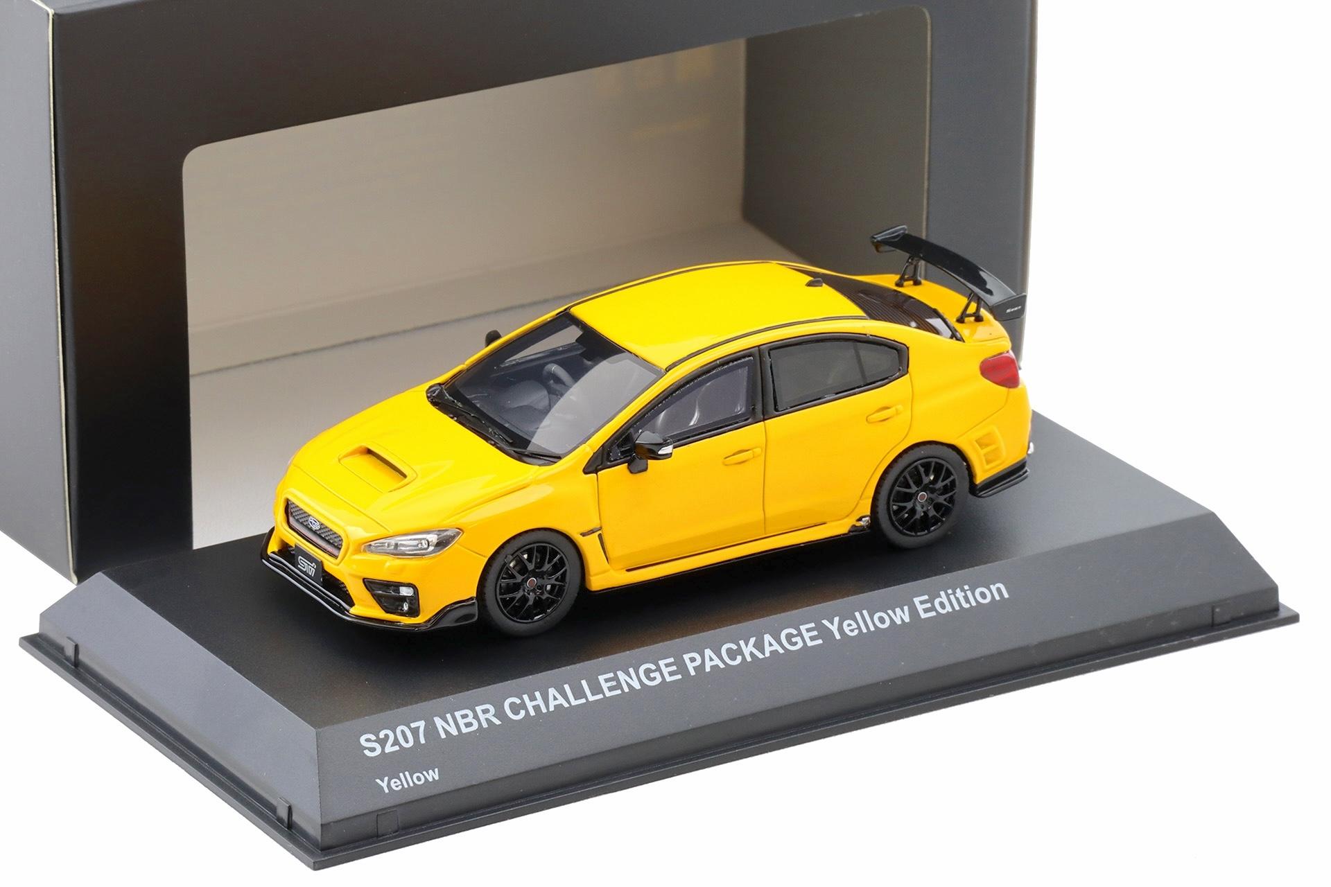 1:43 Kyosho Subaru S207 NBR Challenge Package yellow Edition