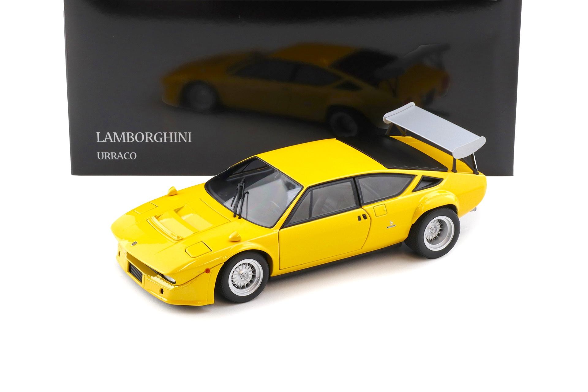 1:18 Kyosho Lamborghini Urraco Rally yellow 1974