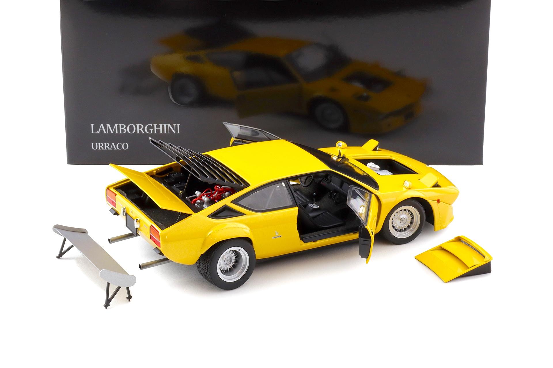 1:18 Kyosho Lamborghini Urraco Rally yellow 1974