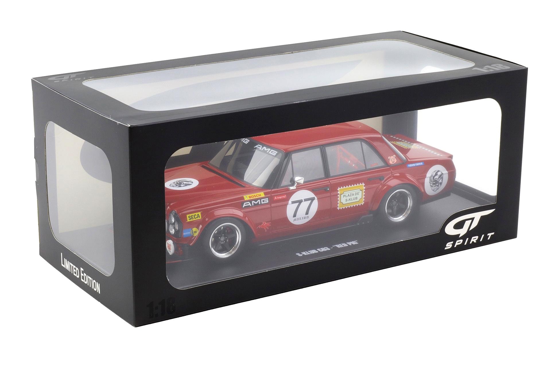 1:18 GT Spirit GT584 Mercedes 300 SEL 6.3 S-Klub C63S Mars red 2024