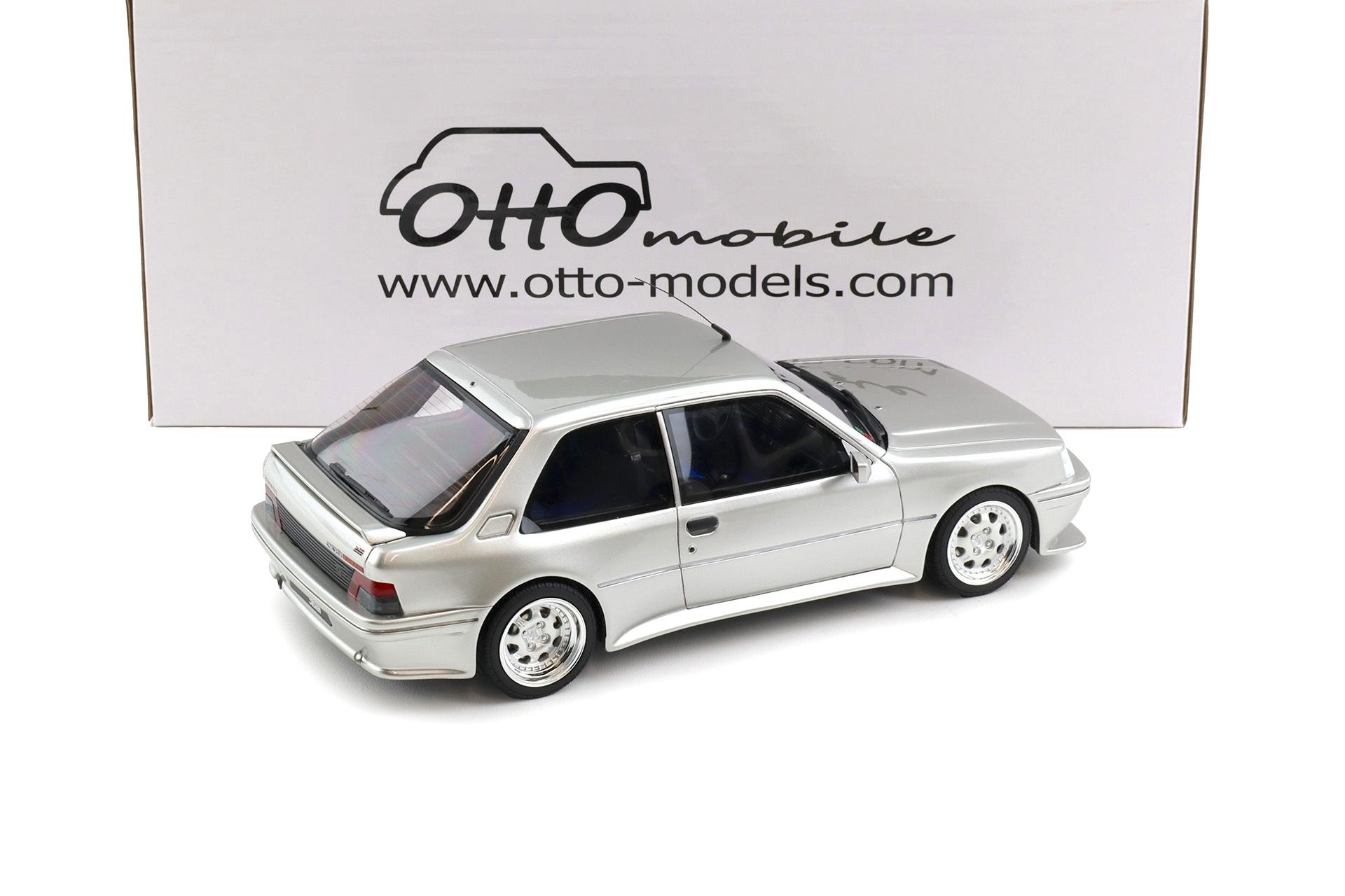 1:18 OTTO mobile OT1202 Peugeot 309 GTI 16 DIMMA silver metallic 1995