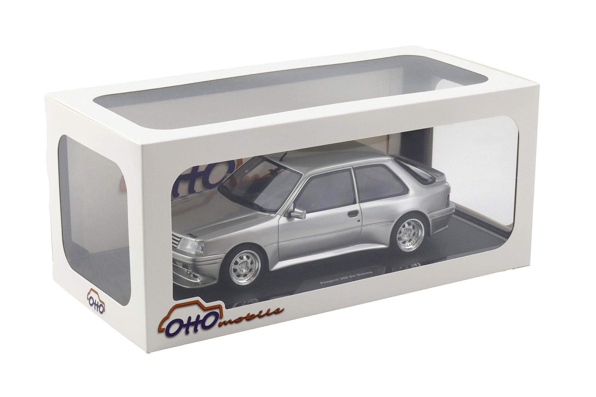 1:18 OTTO mobile OT1202 Peugeot 309 GTI 16 DIMMA silver metallic 1995