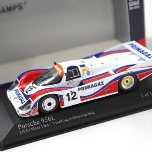 1:43 Minichamps Porsche 956L 24h Le Mans 1986 #12 Yver PRIMAGAZ