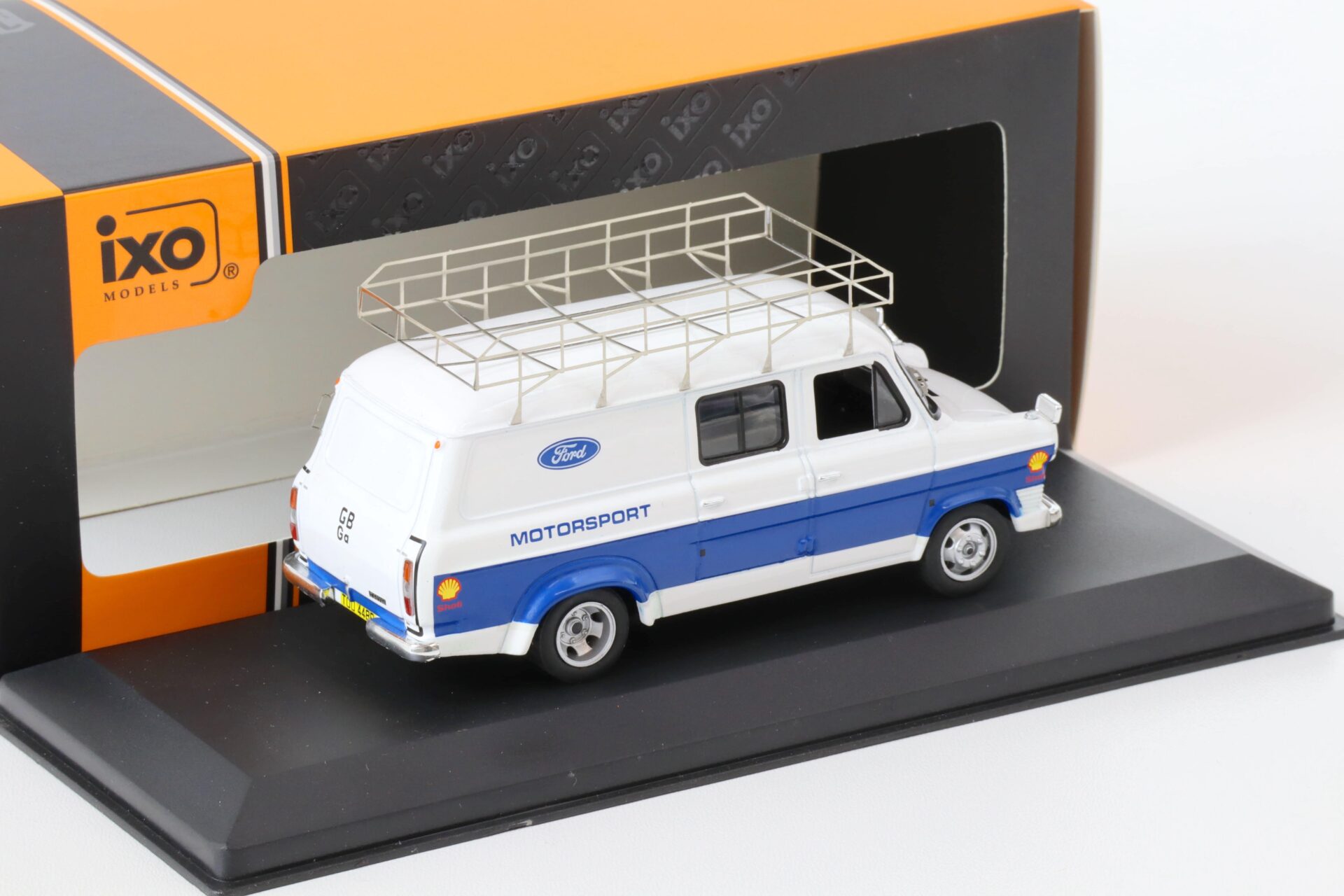 1:43 IXO 1966 Ford Transit MK I Van Ford Motorsport Rally Assistance