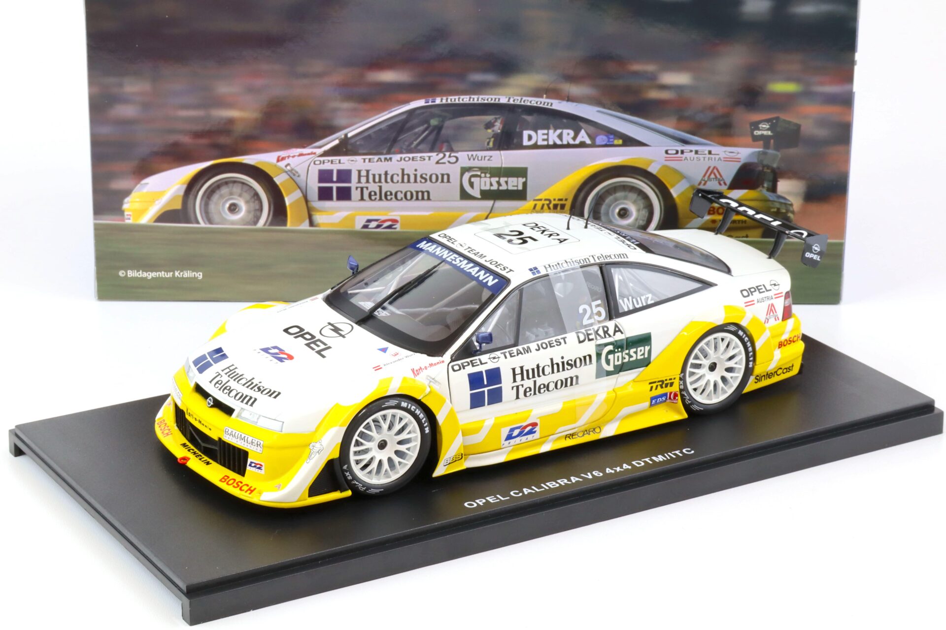 1:18 WERK83 Opel Calibra V6 4x4 Joest Racing DTM/ ITC 1996 Alexander Wurz #25