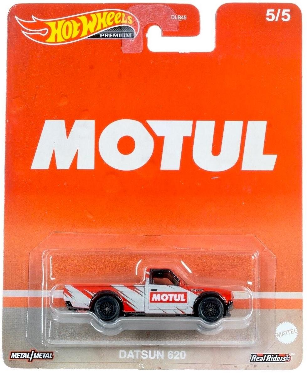 1:64 Hot Wheels Premium 2023 Pop Culture 979U Datsun 620 Pickup MOTUL