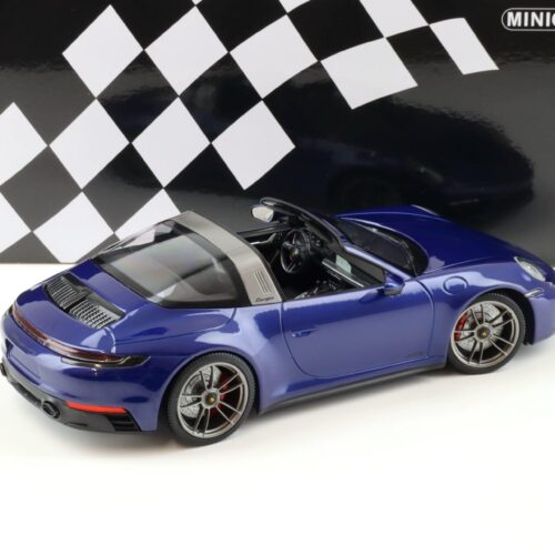 1:18 Minichamps Porsche 911 992 Targa 4 GTS 2021 blue metallic