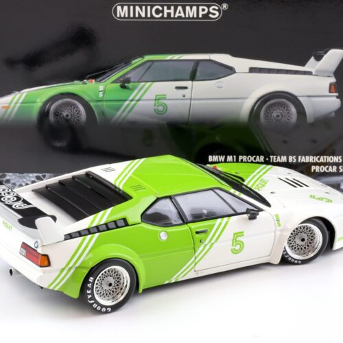 1:18 Minichamps BMW M1 Procar Team BS Fabrications #5 Piquet Procar Series 1980