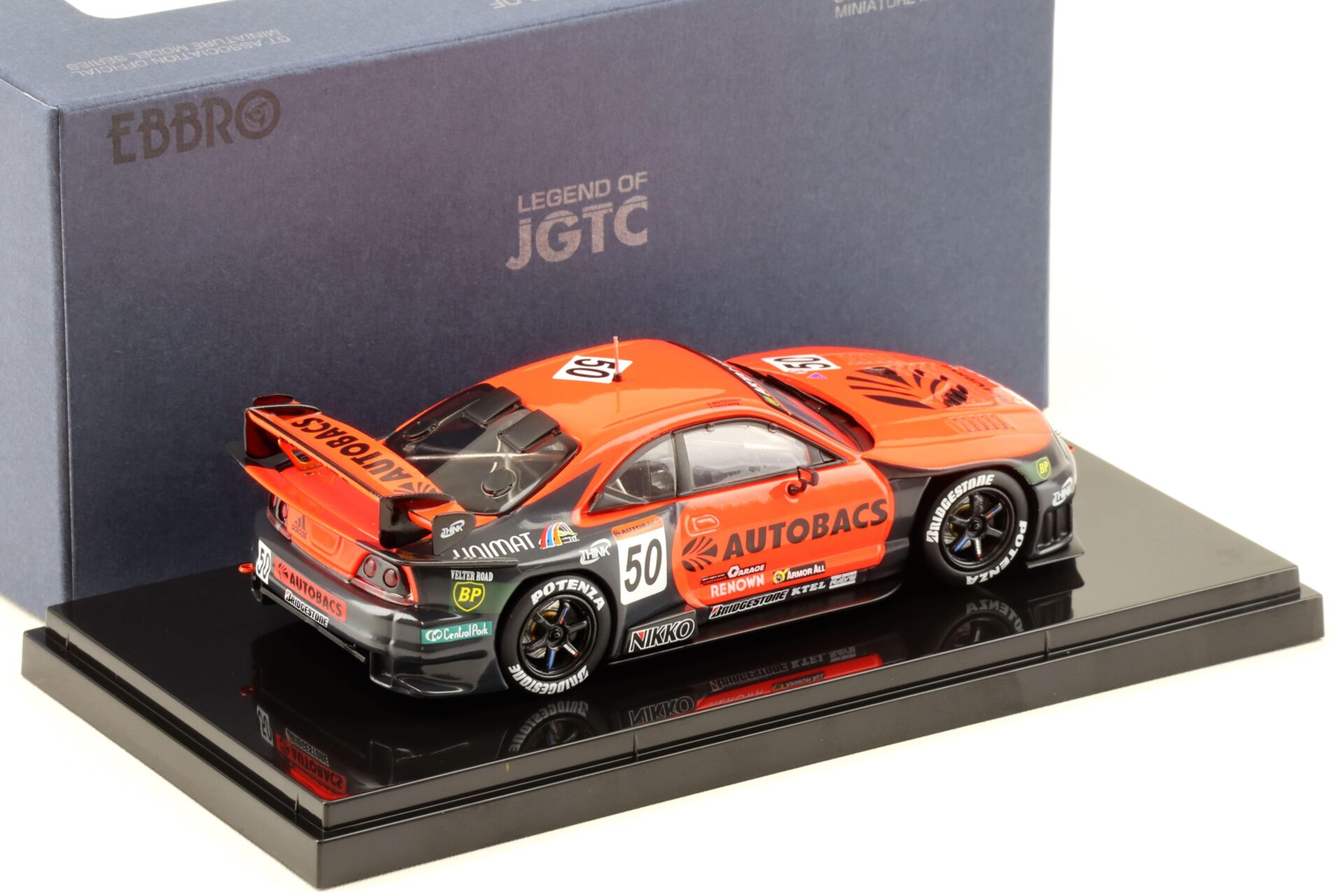 1:43 Ebbro Nissan Skyline R33 ARTA Skyline #50 JGTC 1998 HDF orange/black