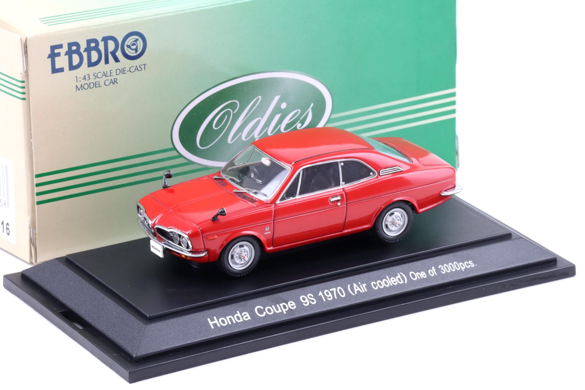 1:43 Ebbro Honda Coupe 9S 1970 Air Cooled red