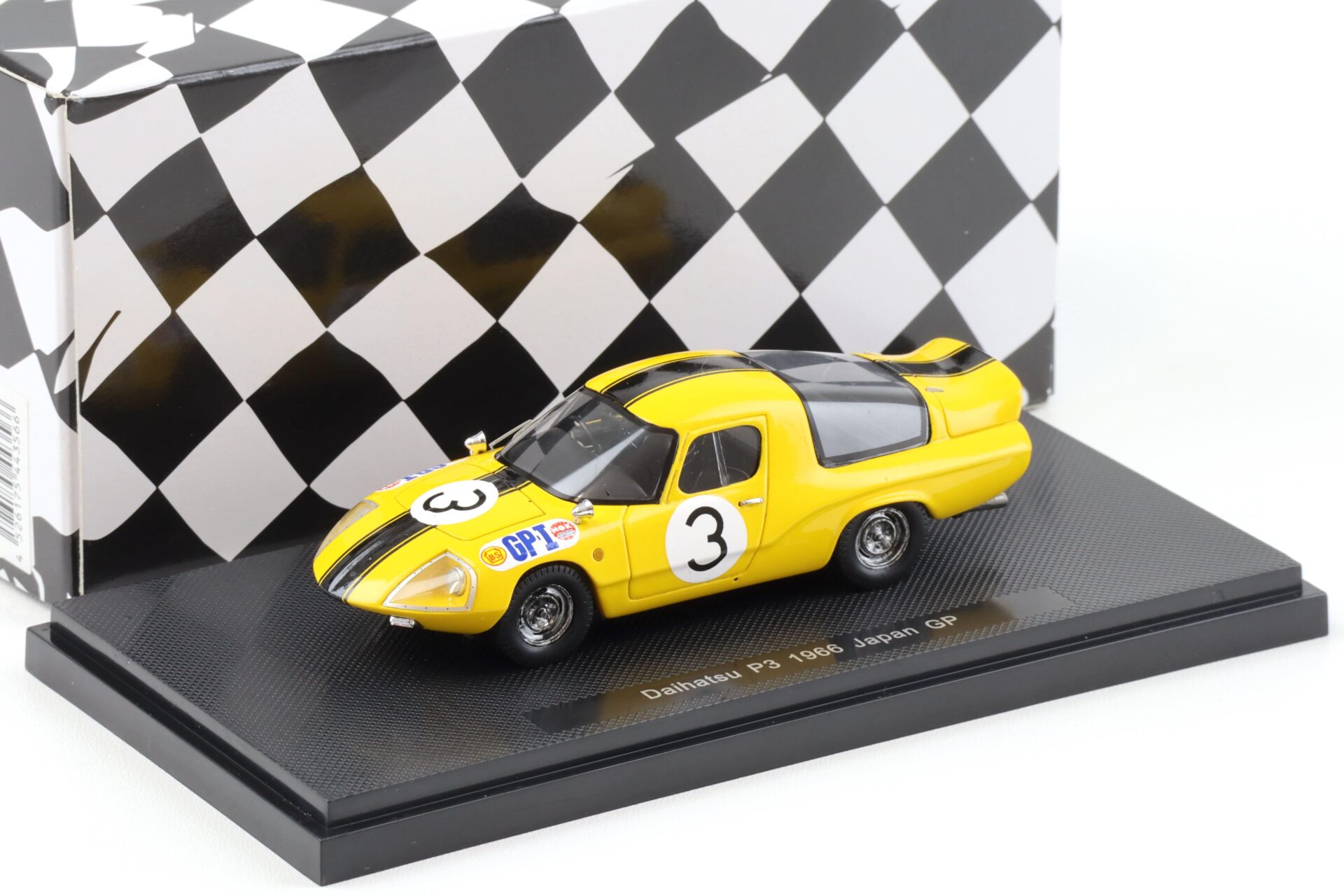 1:43 Ebbro Daihatsu P3 Japan GP 1966 #3 yellow/ black