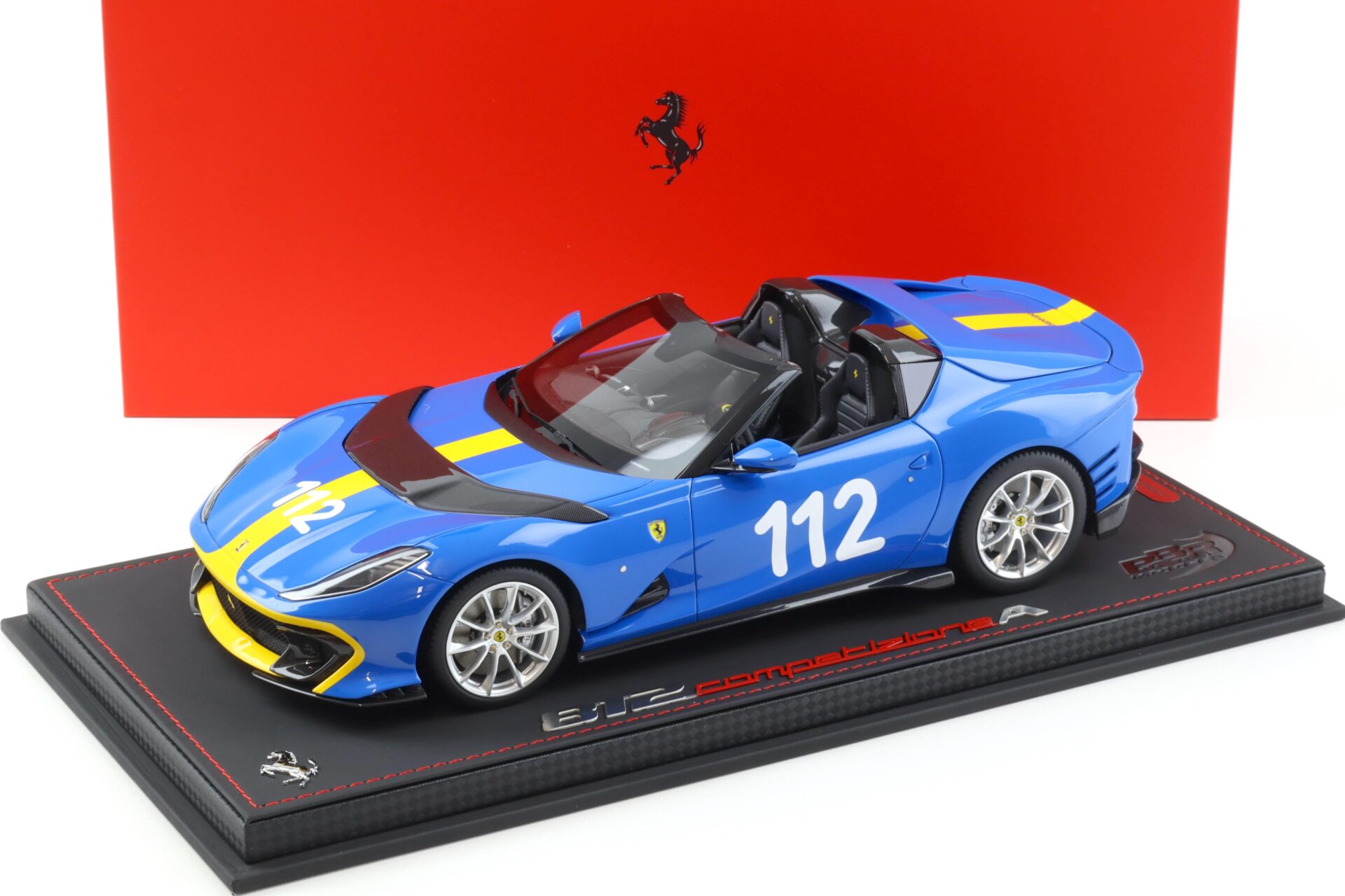 1:18 BBR Ferrari 812 Competizione A Aperta French Racing blue - Limited 90 pcs.