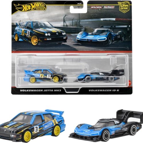 1:64 Hot Wheels 2025 Premium 2-Pack Bilstein VW Jetta MK3 + VW ID R 979M