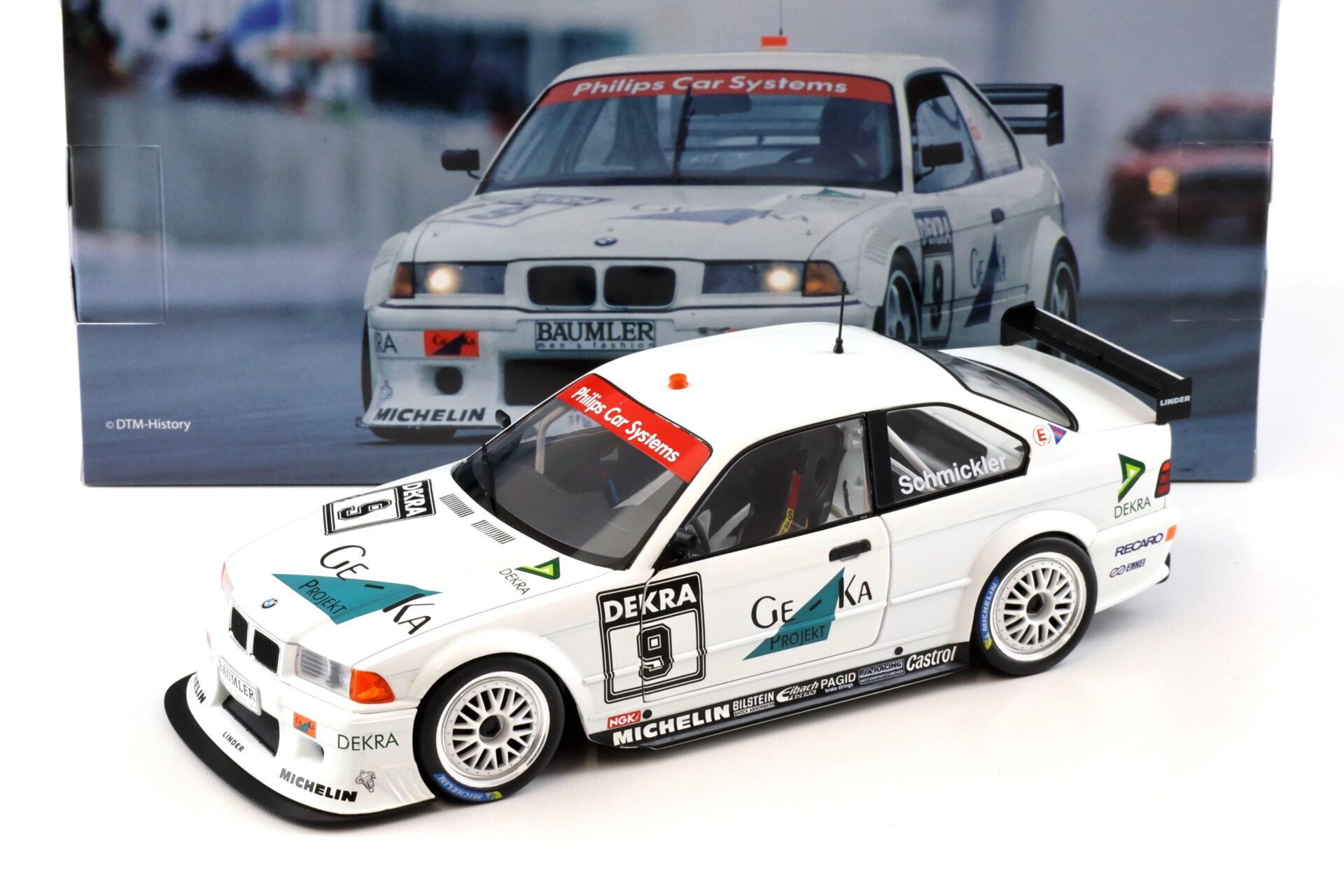 1:18 WERK83 BMW 325i E36 Coupe DTM 1994 Schmickler #9 Ge-Ka Projekt