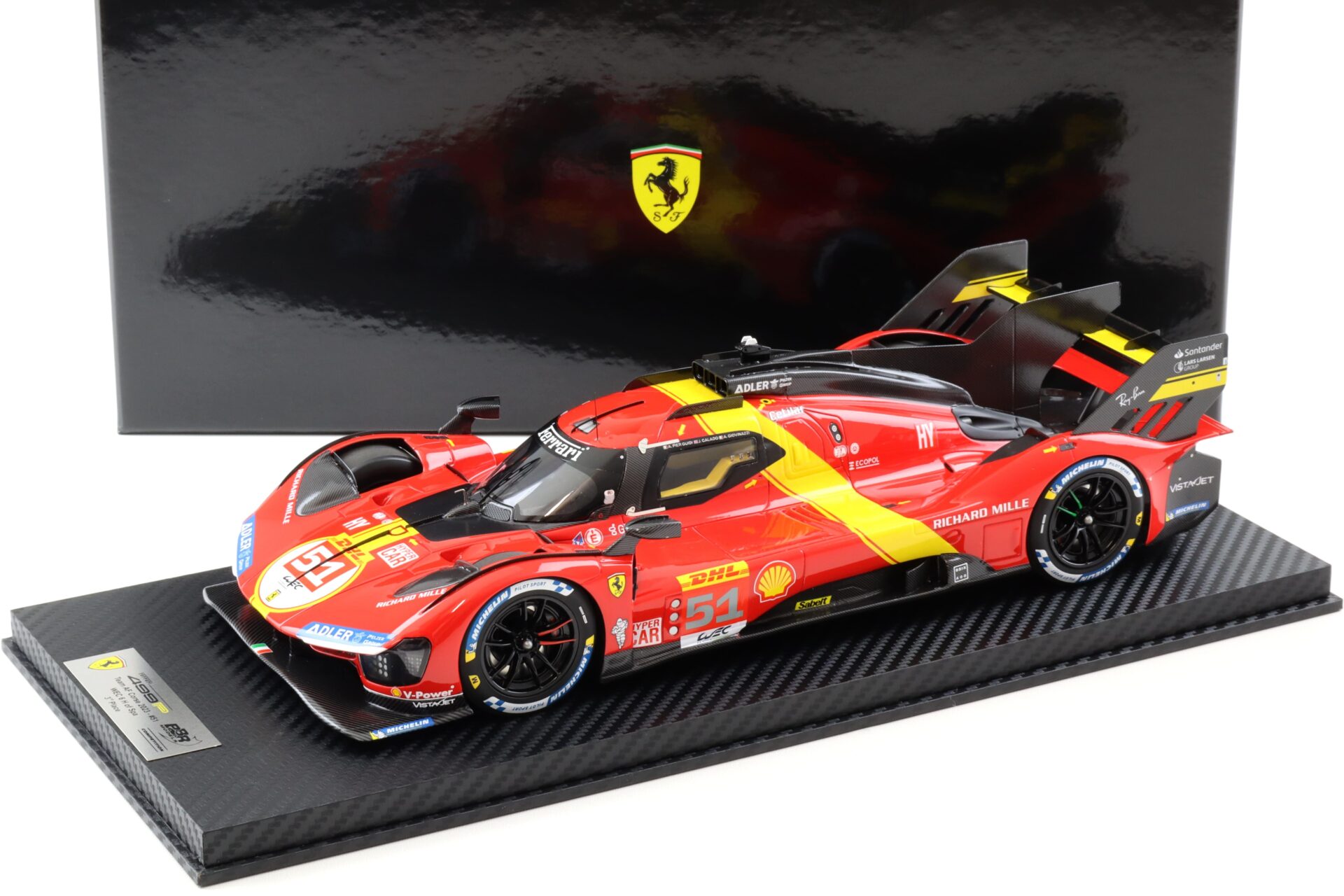 1:18 BBR Competition Ferrari 499P Team AF Corse 2023 #51 WEC 6 hrs of Spa