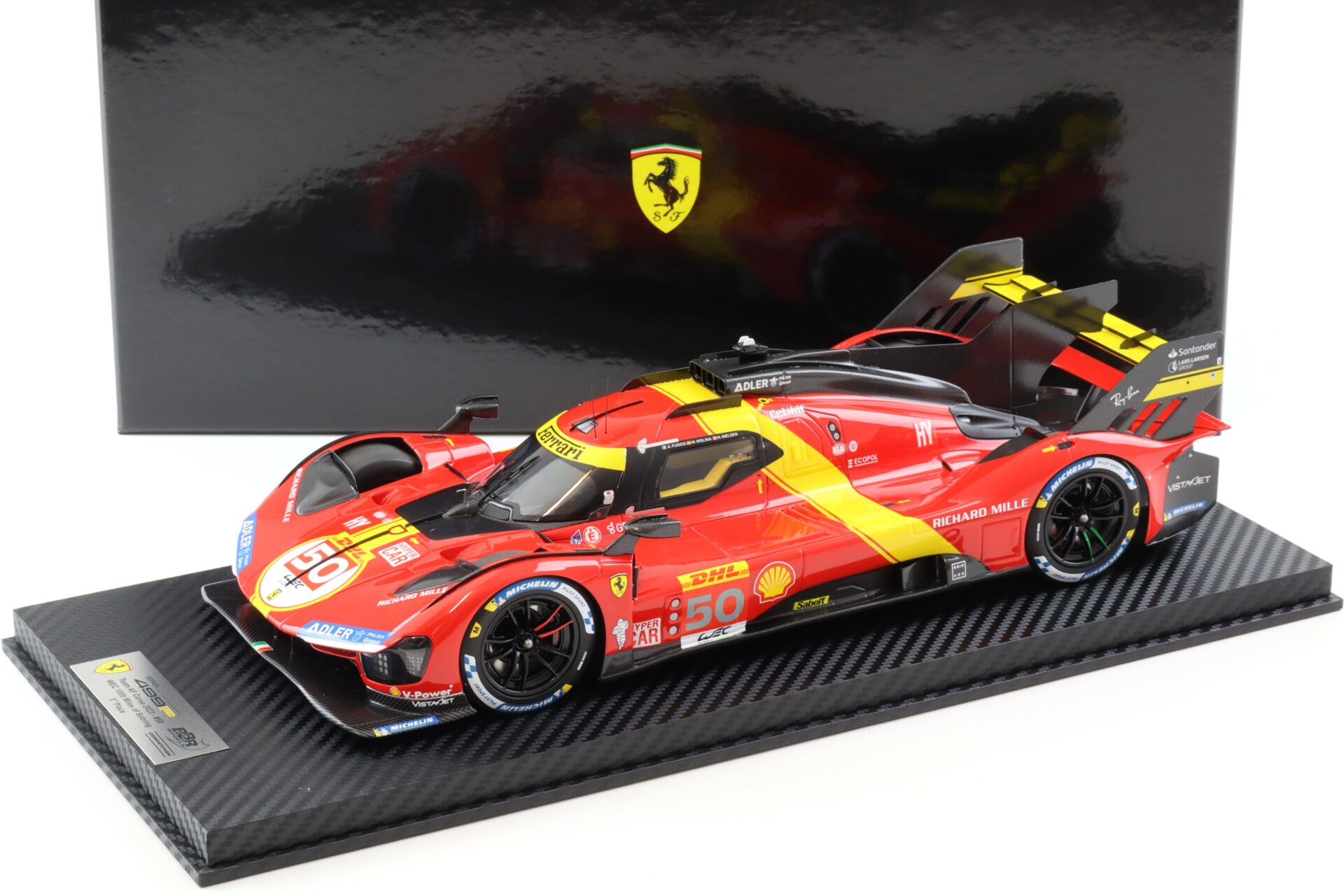1:18 BBR Competition Ferrari 499P Team AF Corse 2023 #50 WEC 1000 Miles of Sebring