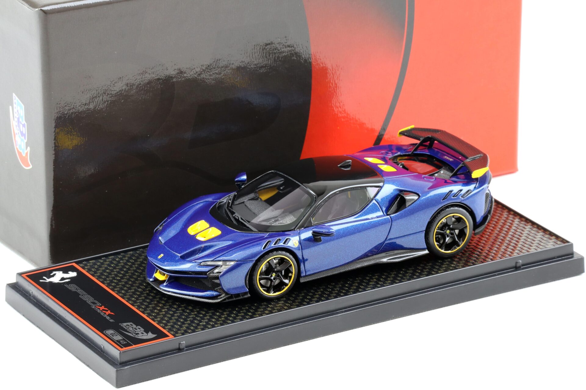 1:43 BBR Ferrari SF90 XX Stradale Blue Tour de France - Limited 48 pcs.