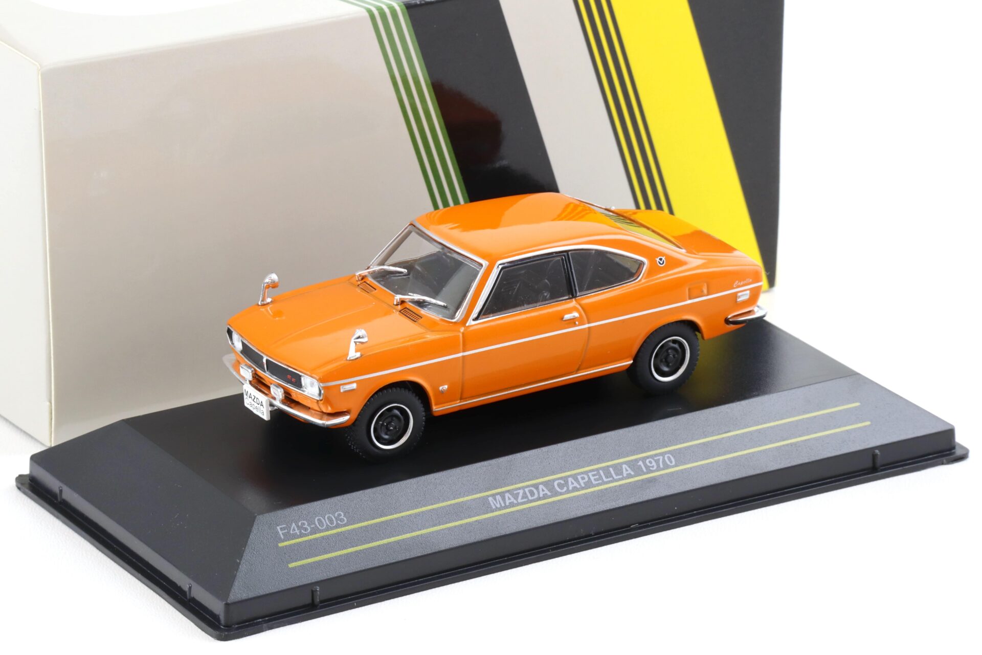 1:43 First43 Mazda Capella 1970 orange